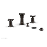 Phylrich - 4 Hole Bidet, Cross Hdl - Oil Rubbed Bronze