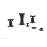 Phylrich - 4 Hole Bidet, Cross Hdl - Weathered Copper