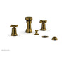 Phylrich - 4 Hole Bidet, Cross Hdl - French Brass