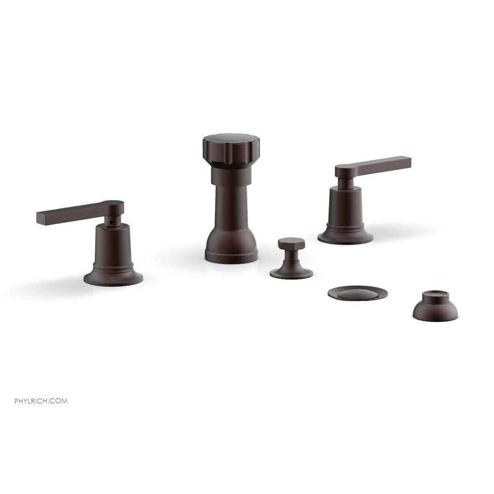 Phylrich - 4 Hole Bidet, Lever Hdl - Weathered Copper