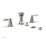 Phylrich - 4 Hole Bidet, Lever Hdl - Polished Nickel