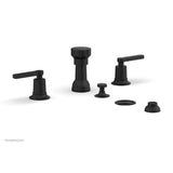 Phylrich - 4 Hole Bidet, Lever Hdl - Matte Black