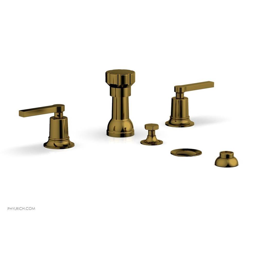 Phylrich - 4 Hole Bidet, Lever Hdl - French Brass