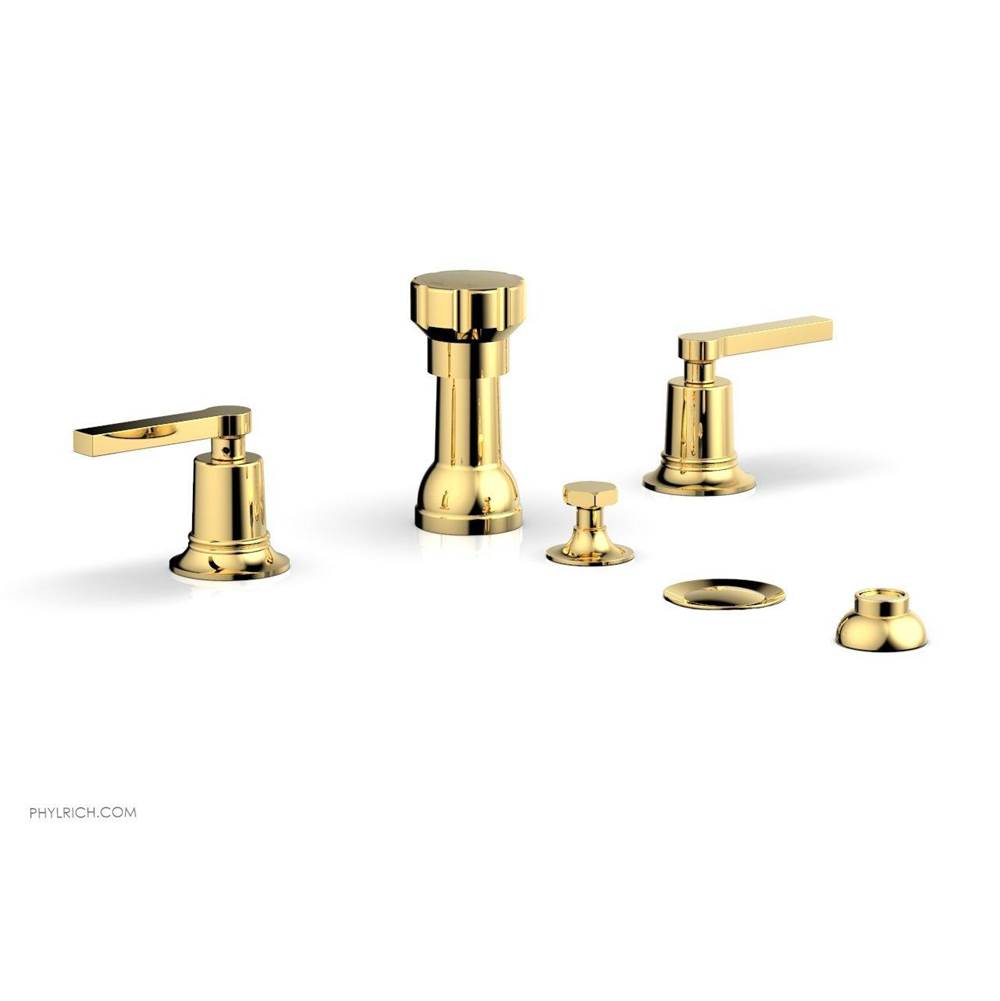 Phylrich - 4 Hole Bidet, Lever Hdl - Polished Gold