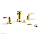 Phylrich - 4 Hole Bidet, Lever Hdl - Polished Gold
