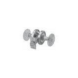 Phylrich - Cut Crys''L Door Knob & Rose - Satin White