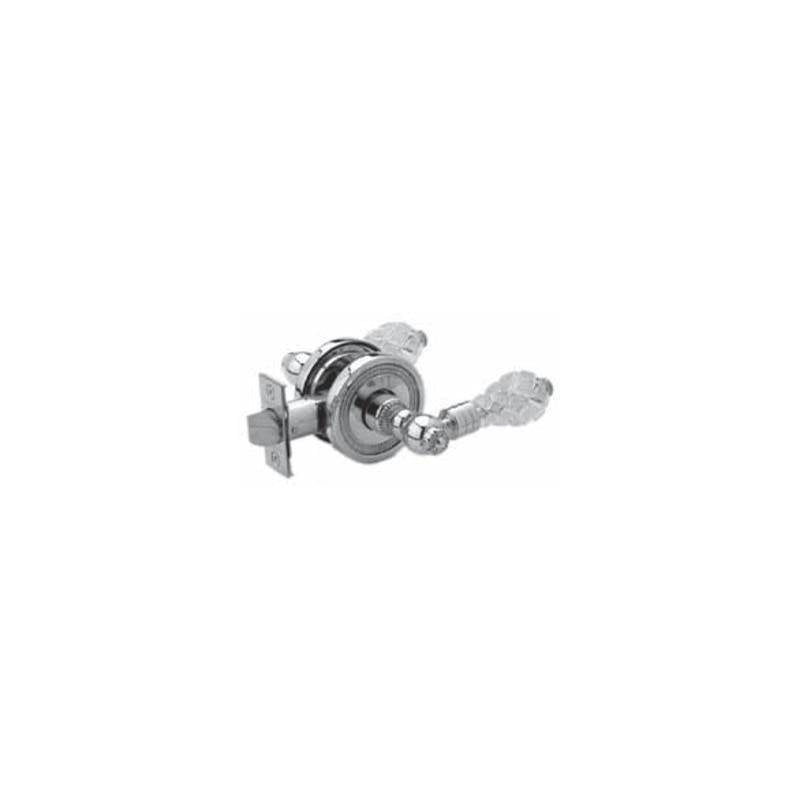 Phylrich - Cut Crys''L Door Lev & Rose - Old English Brass