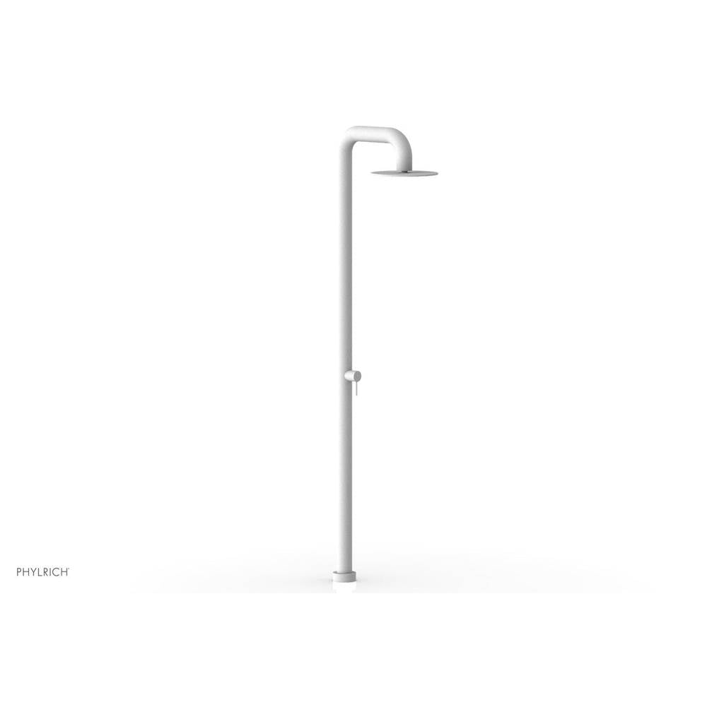 Phylrich - Outdoor Shower Bp 12'' Shwr Head, Hand Shwr - Matte White
