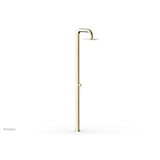 Phylrich - Outdoor Shower Bp 12'' Shwr Head, Hand Shwr - Uncoated Brass