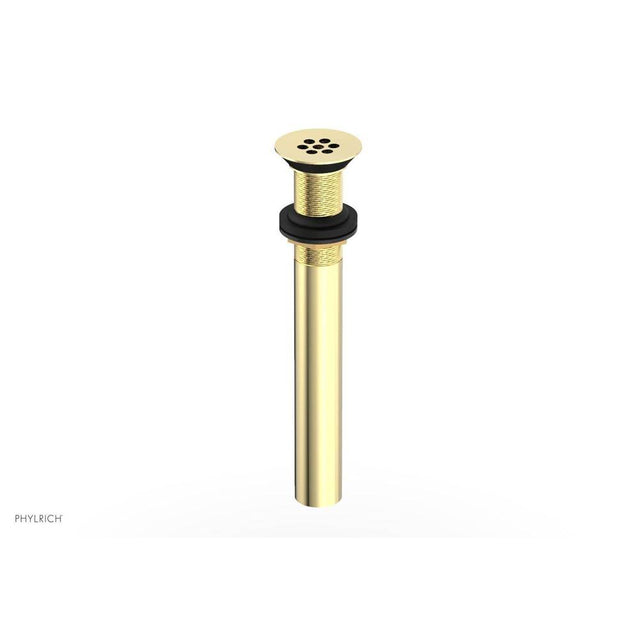 Phylrich - Grid Drain - Polished Brass