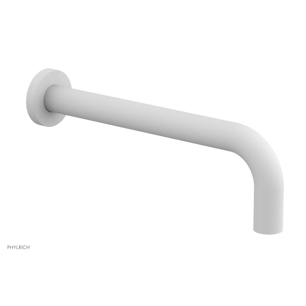 Phylrich - Wall Tub Spout 10''   Basic - Satin White