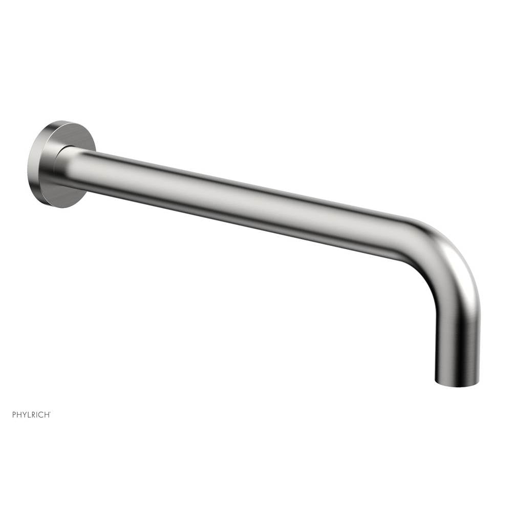 Phylrich - Basic 12'' Wall Tub Spout - Satin chrome