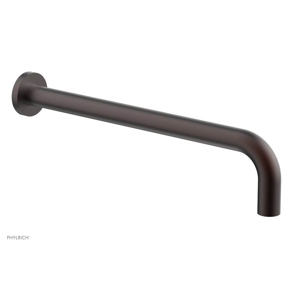 Phylrich - Basic 14'' Wall Tub Spout - Weathered Copper