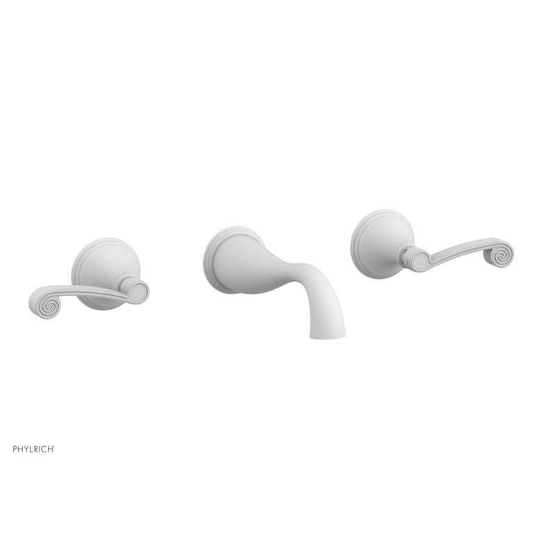 Phylrich - 3Ring Curved Handle - Satin White