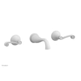 Phylrich - 3Ring Curved Handle - Satin White