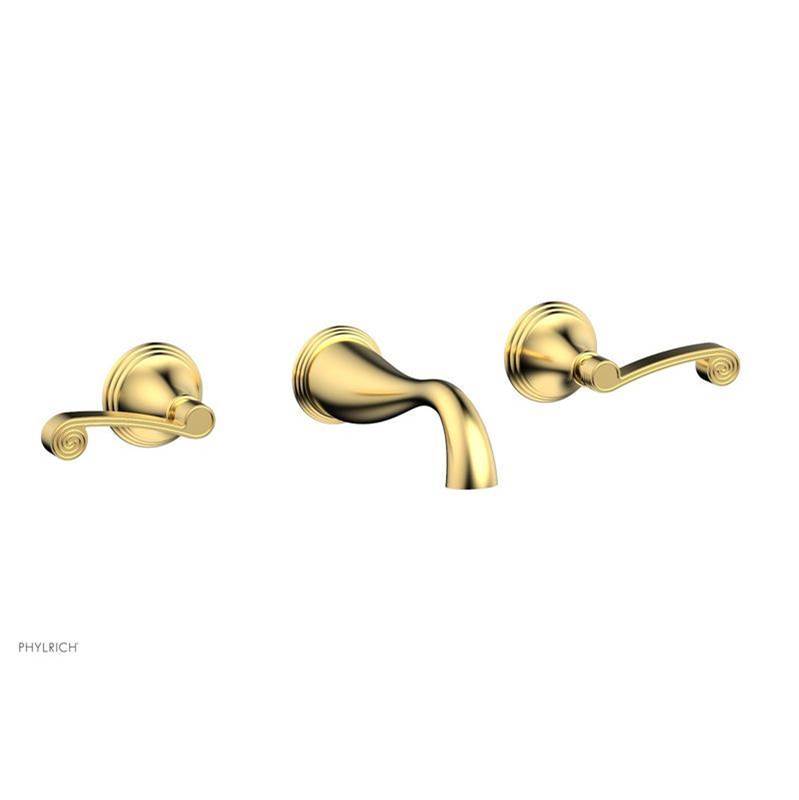 Phylrich - 3Ring Curved Handle - Satin Gold