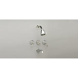Phylrich - Revere 3 Handle    T - Satin chrome