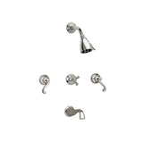 Phylrich - Savannah 3 Handle - Old English Brass