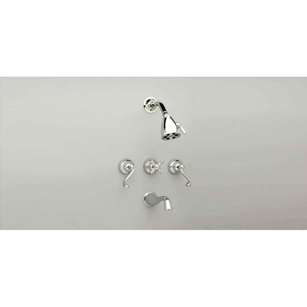 Phylrich - Savannah 3 Handle - Satin chrome