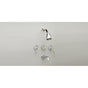 Phylrich - Savannah 3 Handle - Satin chrome