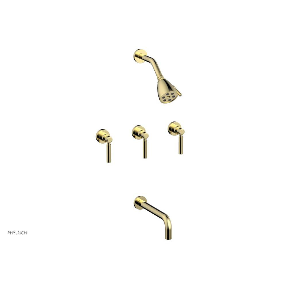 Phylrich - Basic Lever 3 Handle - Polished Brass