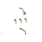 Phylrich - Basic Lever 3 Handle - Polished Brass Uncoated