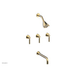 Phylrich - Basic Lever 3 Handle - Satin Brass