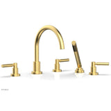 Phylrich - Basic Lever Deck Tub - Burnished Gold