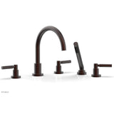 Phylrich - Basic Lever Deck Tub - Weathered Copper