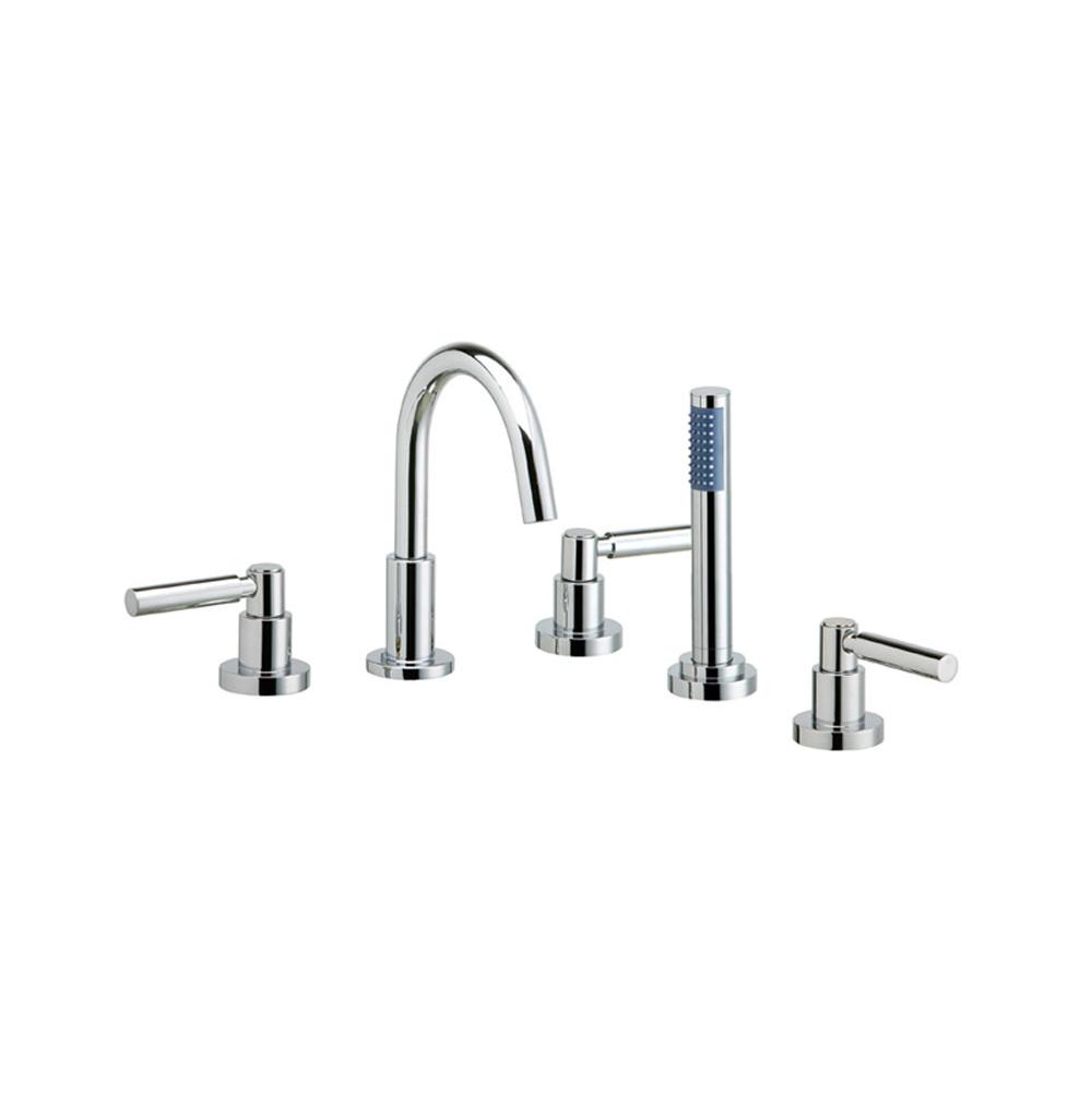 Phylrich - Basic Lever Deck Tub - Old English Brass