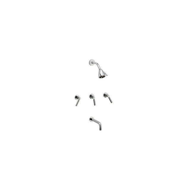 Phylrich - Basic Lever 3 Handle - Satin chrome