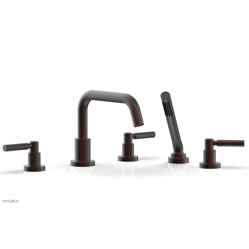 Phylrich - Basic Lever Deck Tub - Weathered Copper
