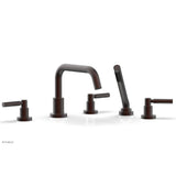 Phylrich - Basic Lever Deck Tub - Weathered Copper