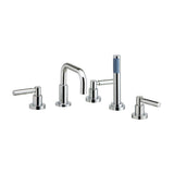 Phylrich - Basic Lever Deck Tub - Gun Metal