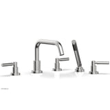 Phylrich - Basic Lever Deck Tub - Satin chrome