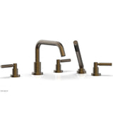 Phylrich - Basic Lever Deck Tub - Old English Brass