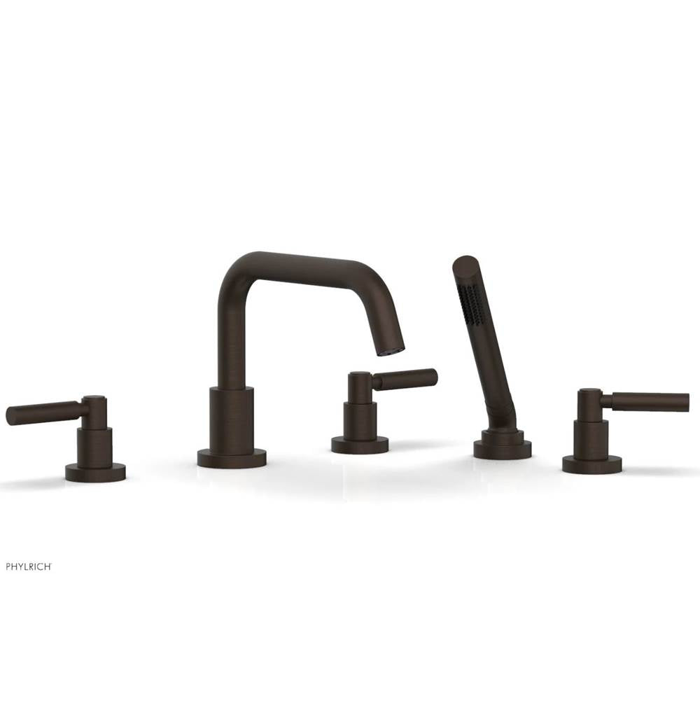 Phylrich - Basic Lever Deck Tub - Antique Bronze