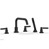 Phylrich - Basic Lever Deck Tub - Matte Black