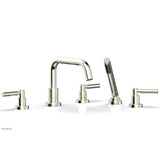 Phylrich - Basic Lever Deck Tub - Satin Nickel