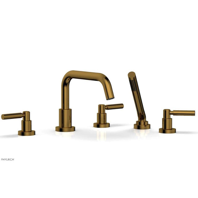 Phylrich - Basic Lever Deck Tub - French Brass