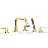 Phylrich - Basic Lever Deck Tub - Polished Gold