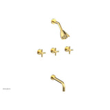 Phylrich - Basic Crs 3 Handle - Burnished Gold