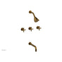 Phylrich - Basic Crs 3 Handle - French Brass