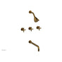 Phylrich - Basic Crs 3 Handle - French Brass