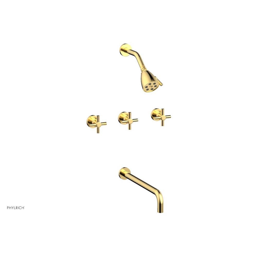 Phylrich - Basic Crs 3 Handle - Satin Gold