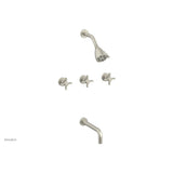 Phylrich - Basic Bld 3 Handle - Burnished Nickel