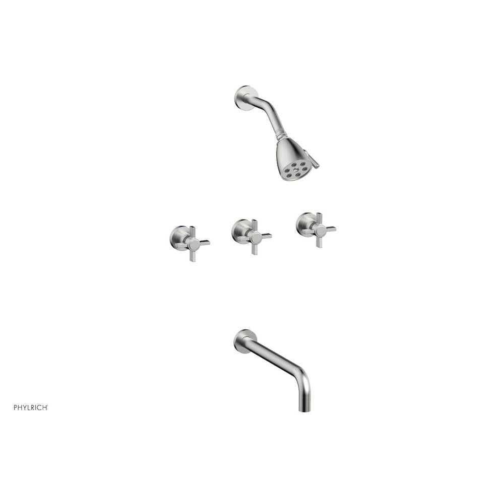Phylrich - Basic Bld 3 Handle - Satin chrome