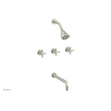 Phylrich - Basic Bld 3 Handle - Burnished Nickel