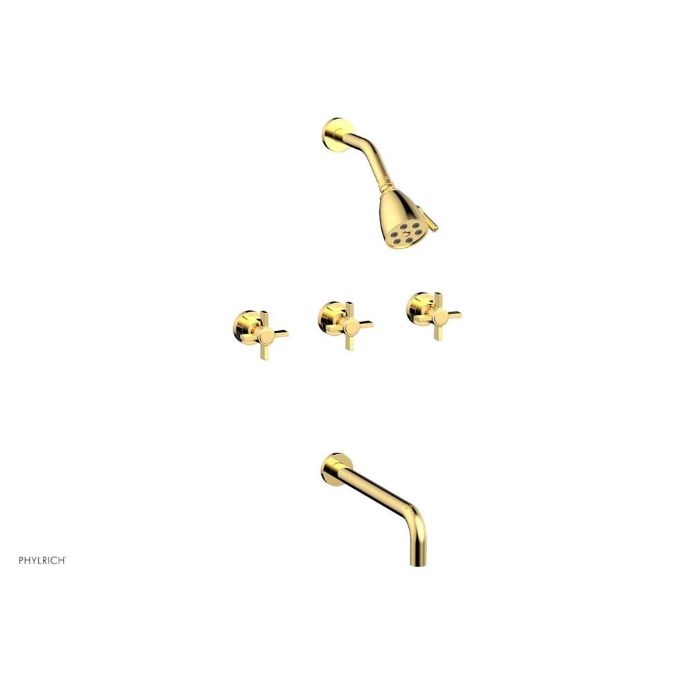 Phylrich - Basic Bld 3 Handle - Polished Gold