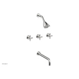 Phylrich - Basic Bld 3 Handle - Satin chrome